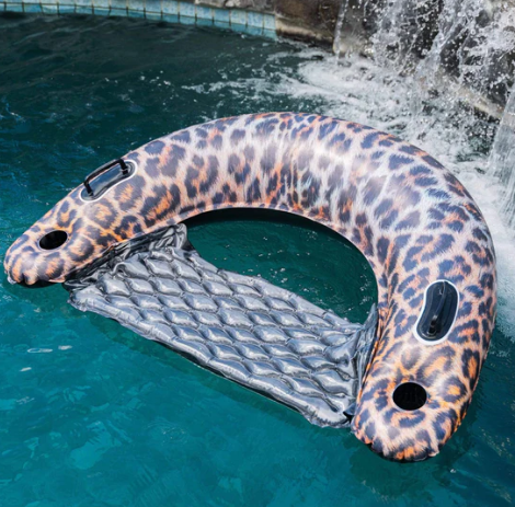 Floatie Leopard Sun Chair