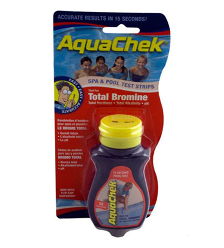 AquaChek Red 4 in 1 Bromise Test Strips for swimming pools and hot tubs