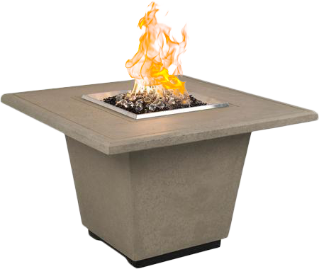 Square fire pit from Seaway Pools