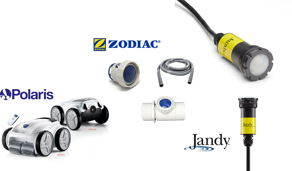 Zodiac, Jandy, Polaris Parts, equipment, and accessories.