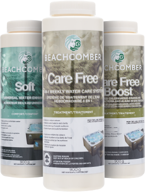 Beachcomber Hot Tub Supplies and Chemical water treatments.
