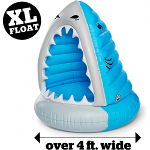 Giant Shark Covered Pool Float