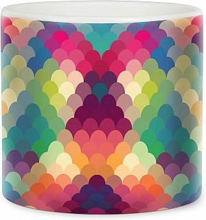 Large Rainbow Scales Planter