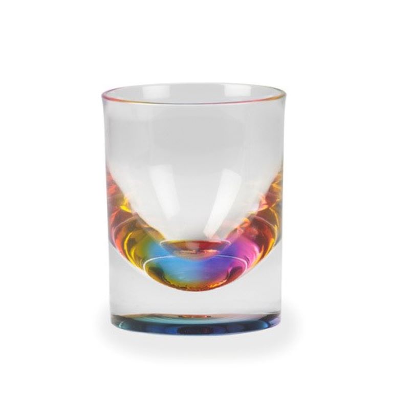 Rainbow Short Glass