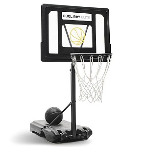 POOL BOY SPORTS - All-In-One Pool Basketball Hoop - Includes Composite Basketball
