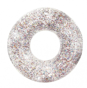 Floatie Multi Coloured Glitter Pool Tube Jumbo 48