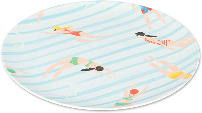 Large Swimmer Plates - 4 Pack 