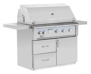 ALTURI FREESTANDING GRILL - stainless steel