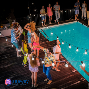 Transform Your Backyard Swimming Pool into a Halloween Party