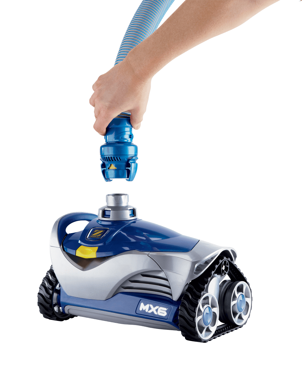 Zodiac MX6 automatic pool vacuum cleaner with easy grip handle