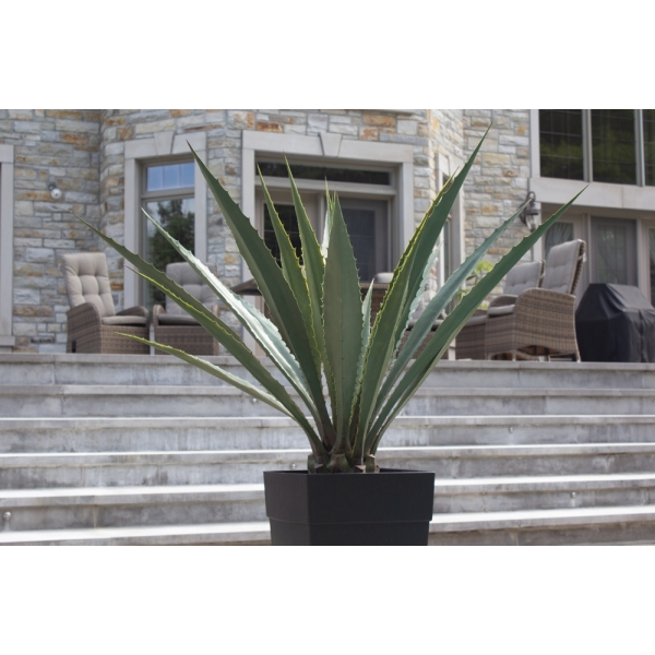 53' American Agave faux planter