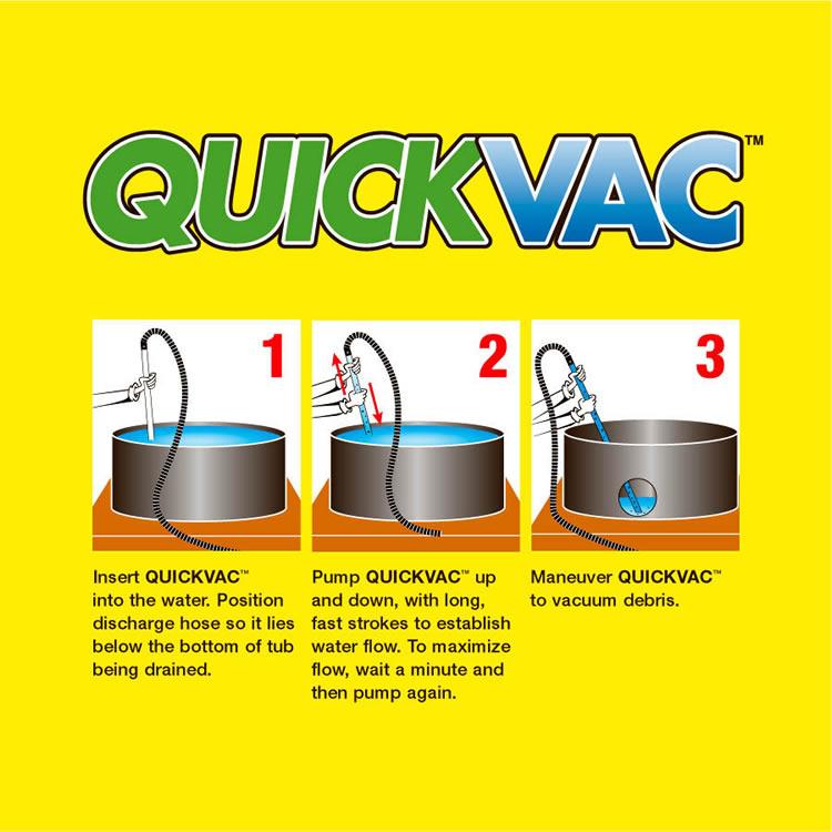 QuickVac Spa Vacuum Device