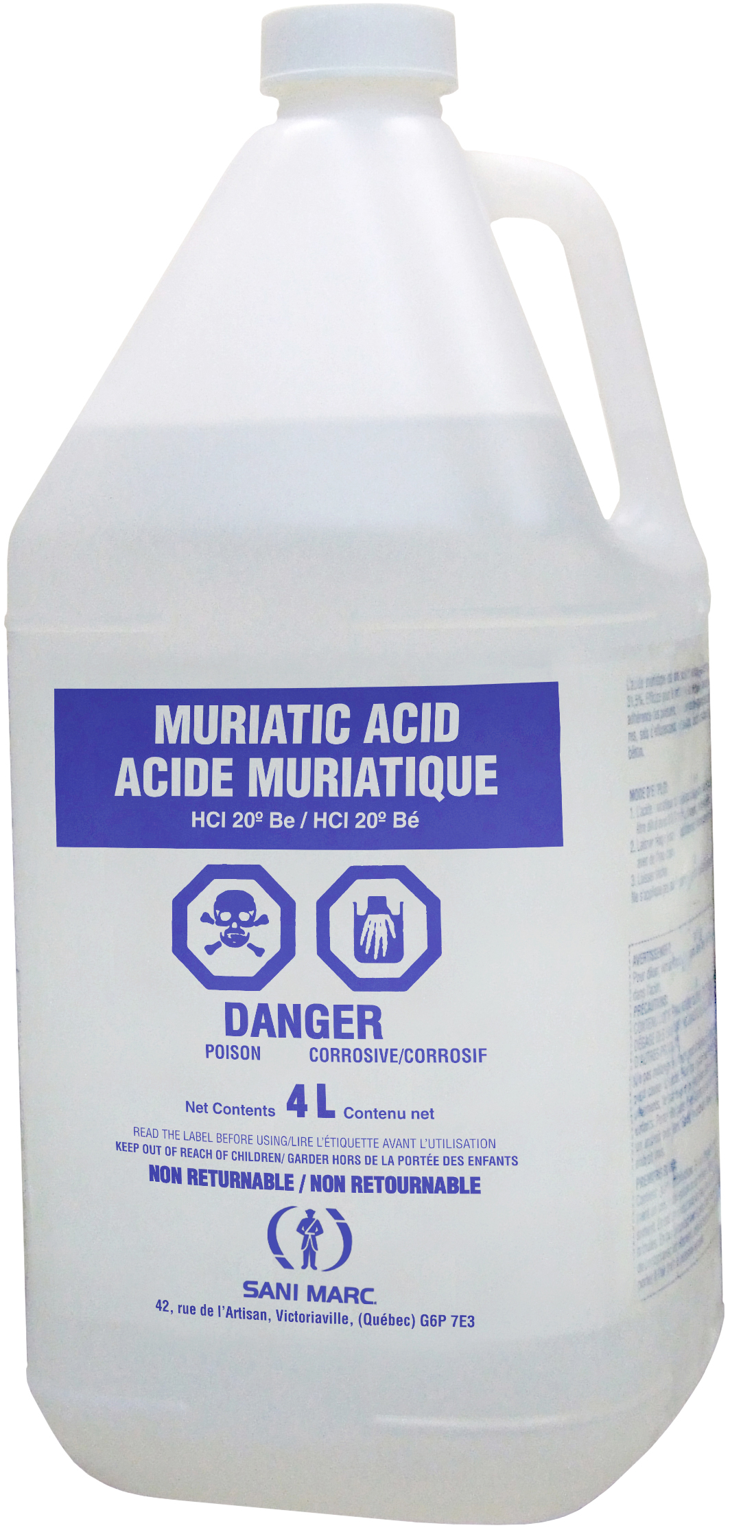 Klean Surface Muriatic Acid concrete and stone cleaner