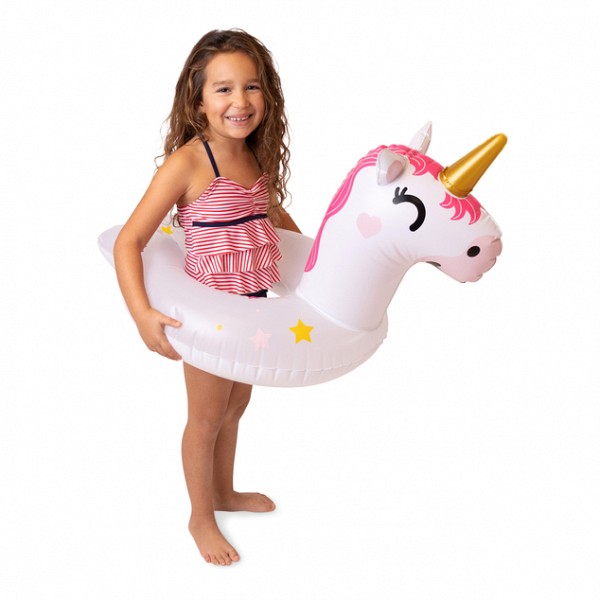 KIDS Split Ring Pool Float - Unicorn