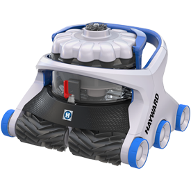 Hayward Aquavac 600 robotic pool cleaner with caddy