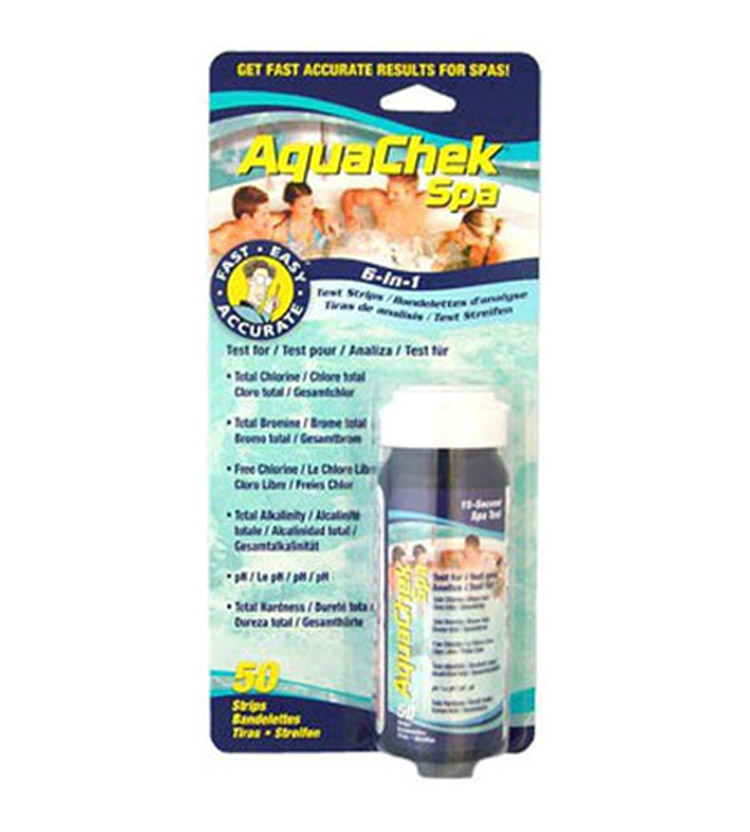 AquaChek Spa 6-in-1 Test Strips for hot tubs and spas