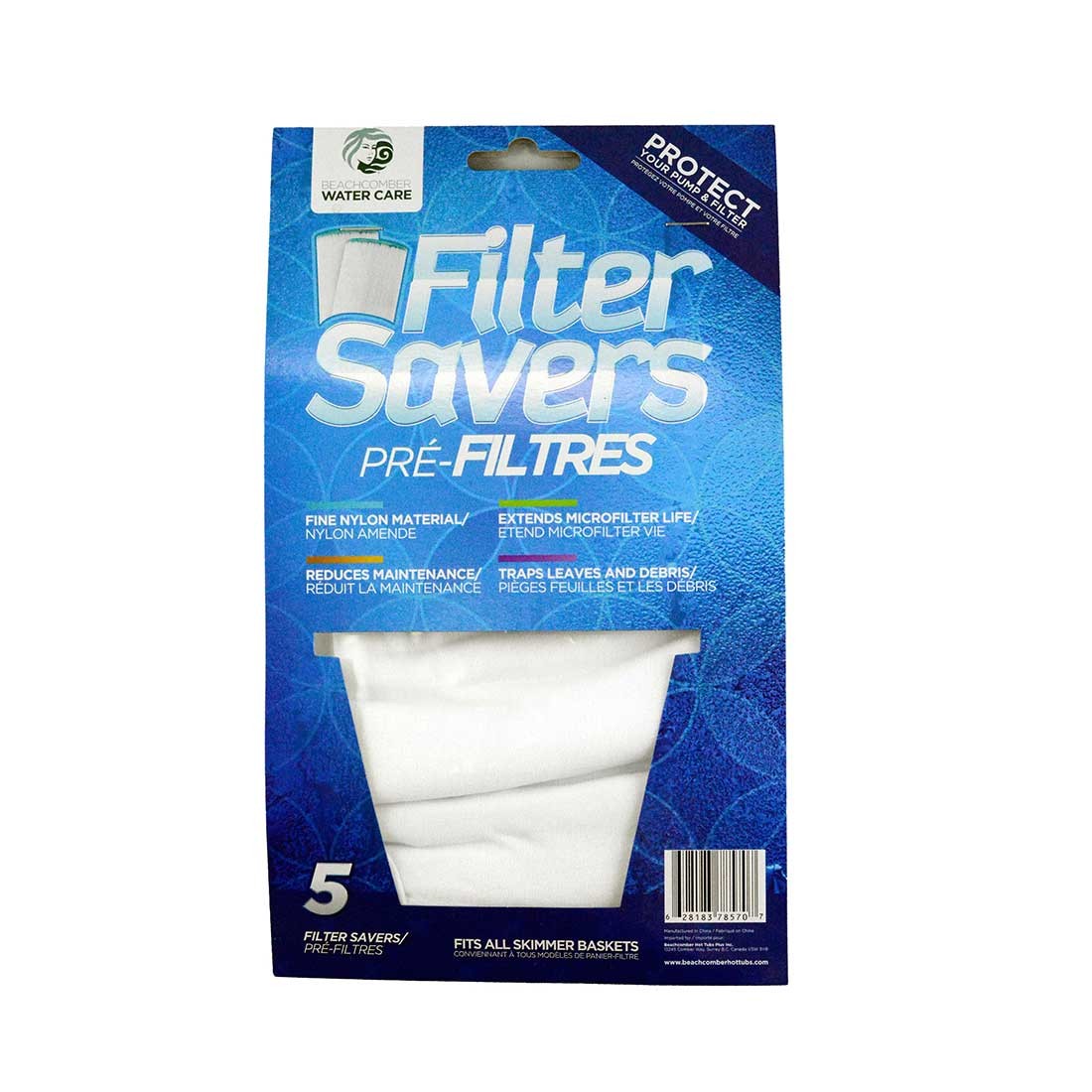 Beachcomber filter savers for hot tubs