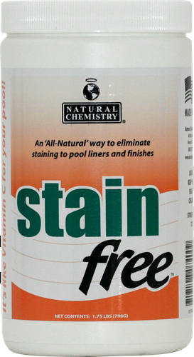 Stainfree pool and hot tub metal stain remover 