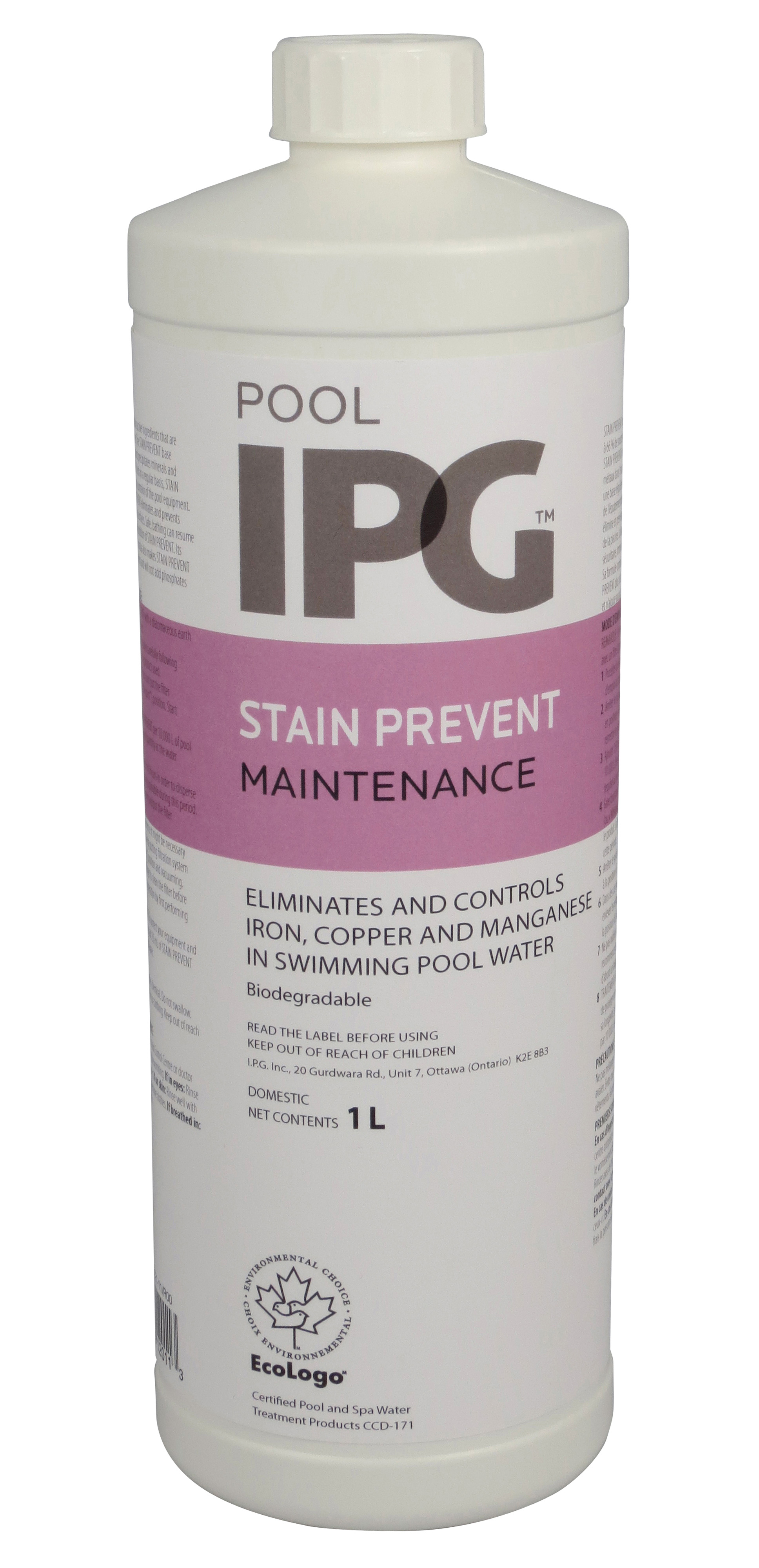 Stain Prevent pool water conditioner