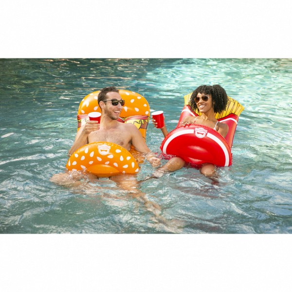 Cheeseburger & Fries Saddle Floatie