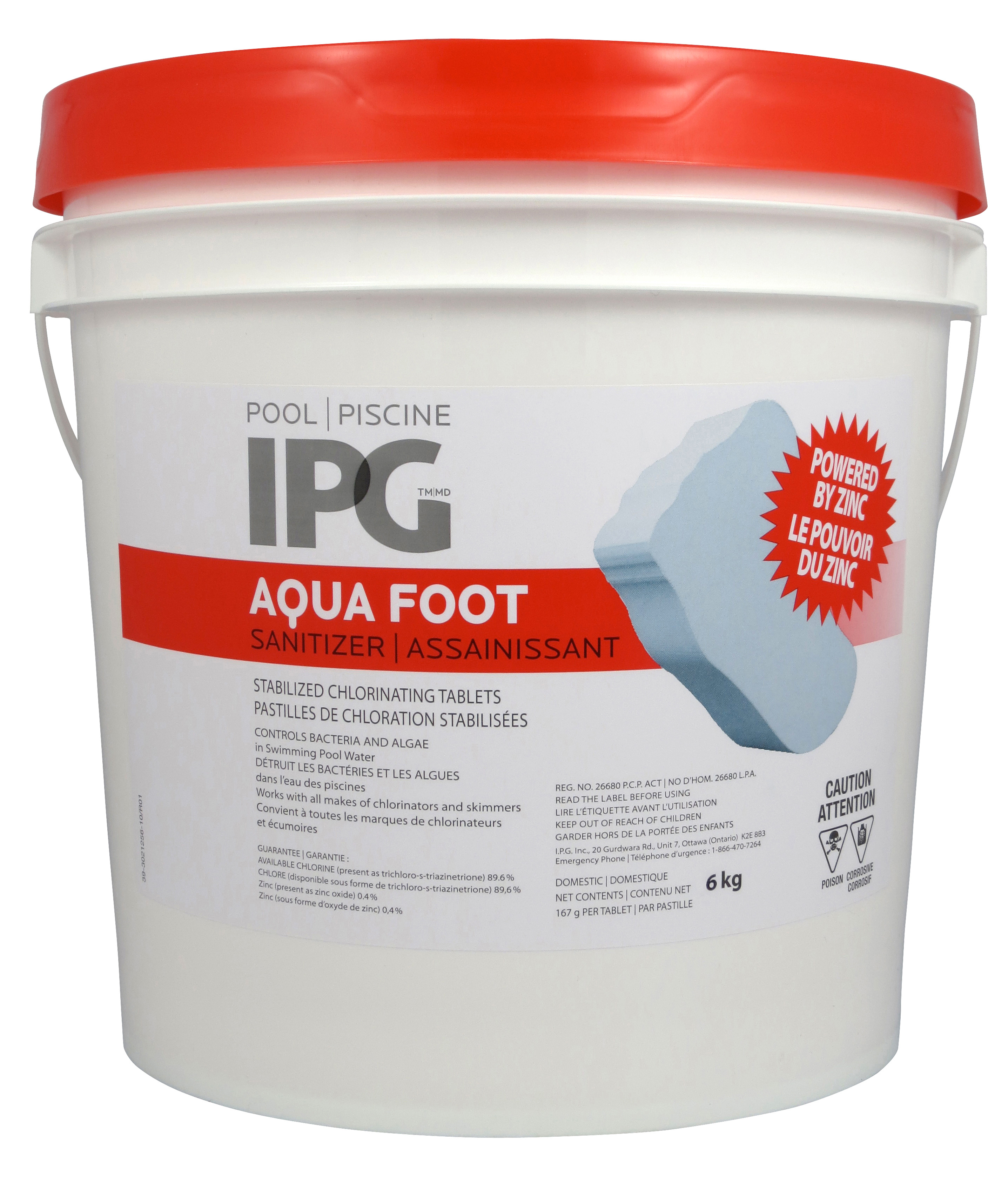 IPG Aqua Foot stabilizing chlorinated tablets