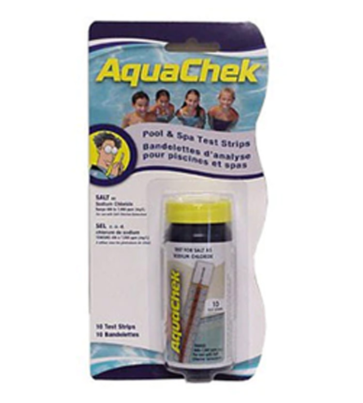 AquaChek White Salt Water Test Strips for saltwater swimming pools and hot tubs