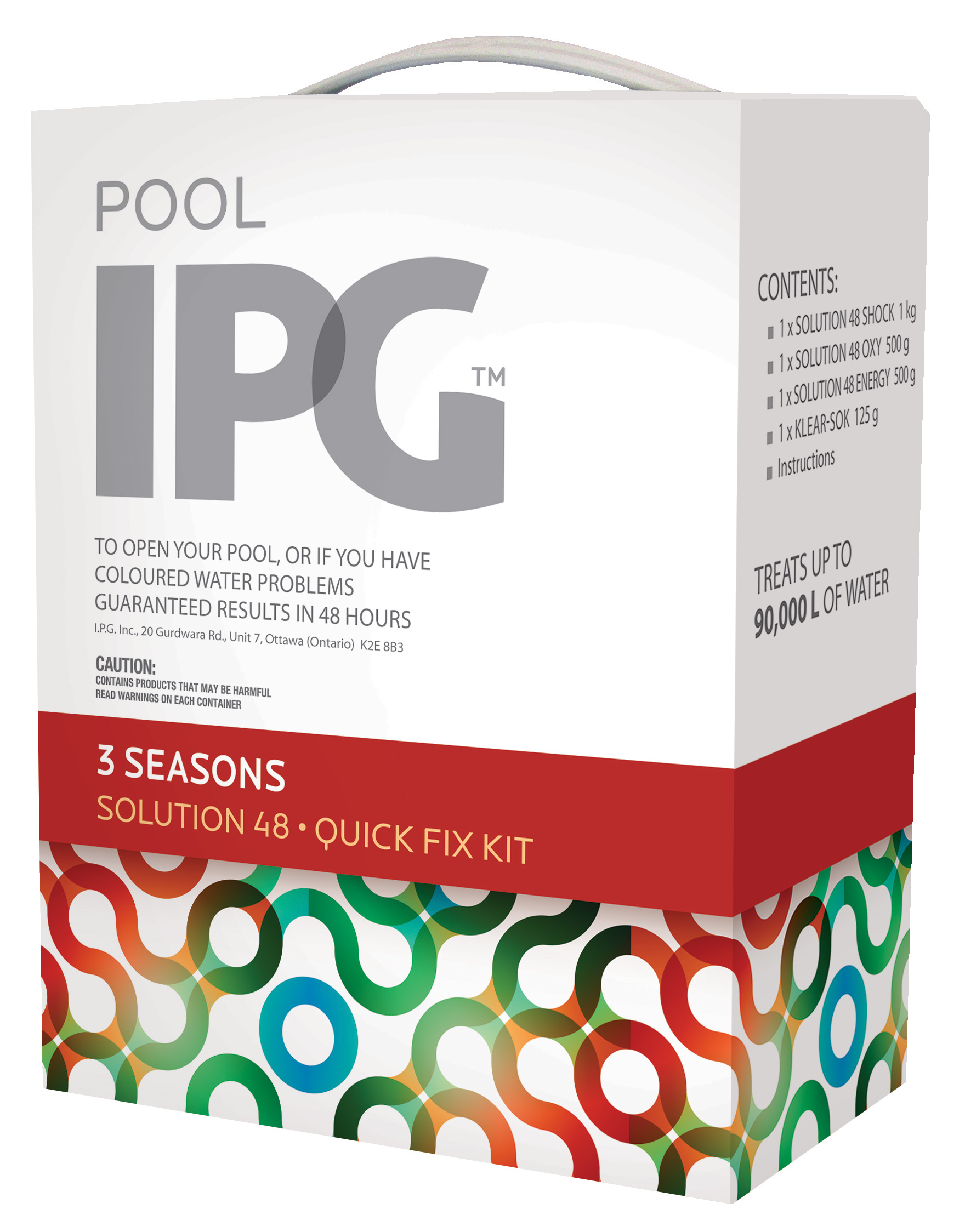 3 Seasons Solution 48 pool opening chemicals