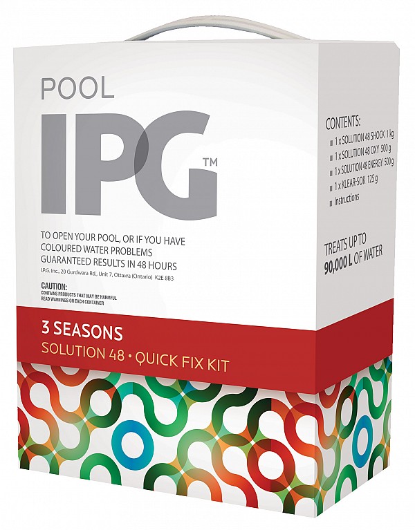 3 Seasons Solution 48 pool opening chemicals