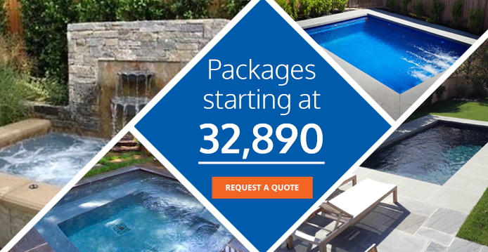 Plunge pool packages starting at 32,890
