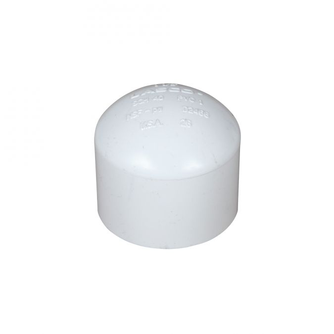 thumbnail image 2 of Spears 3/4" PVC Schedule 40 Socket Cap – Sch 40 End Plug For Aquaponics, Plumbing (447007) – Made In USA 2 of 6