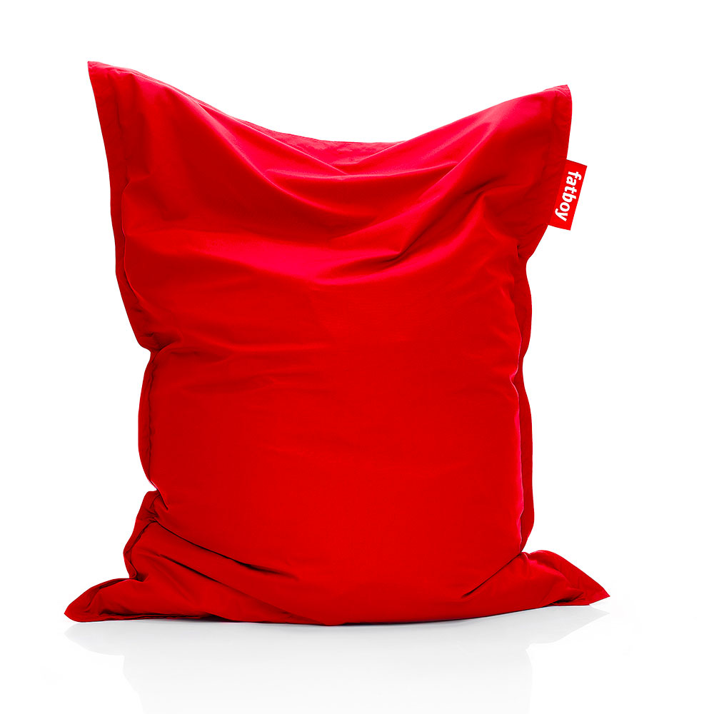 Fatboy Original Outdoor Bean Bag with Red Sunbrella Fabric