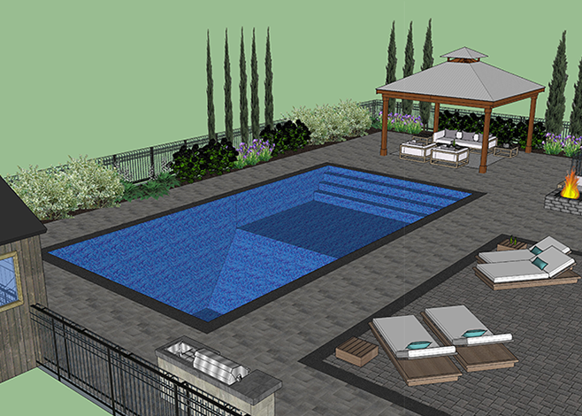 custom inground swimming pool builders